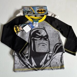 Batman pj set. Long sleeve & short sleeve tee & full length pant. Size 4T